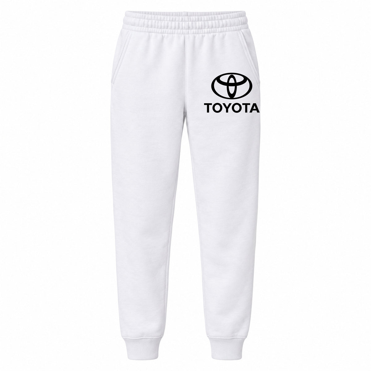 Toyota youth jogger sweatpants in White, Youth Large ages 10–12