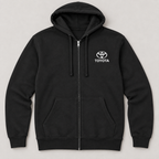 Toyota zipper hoodie | Color: Black | Image 5