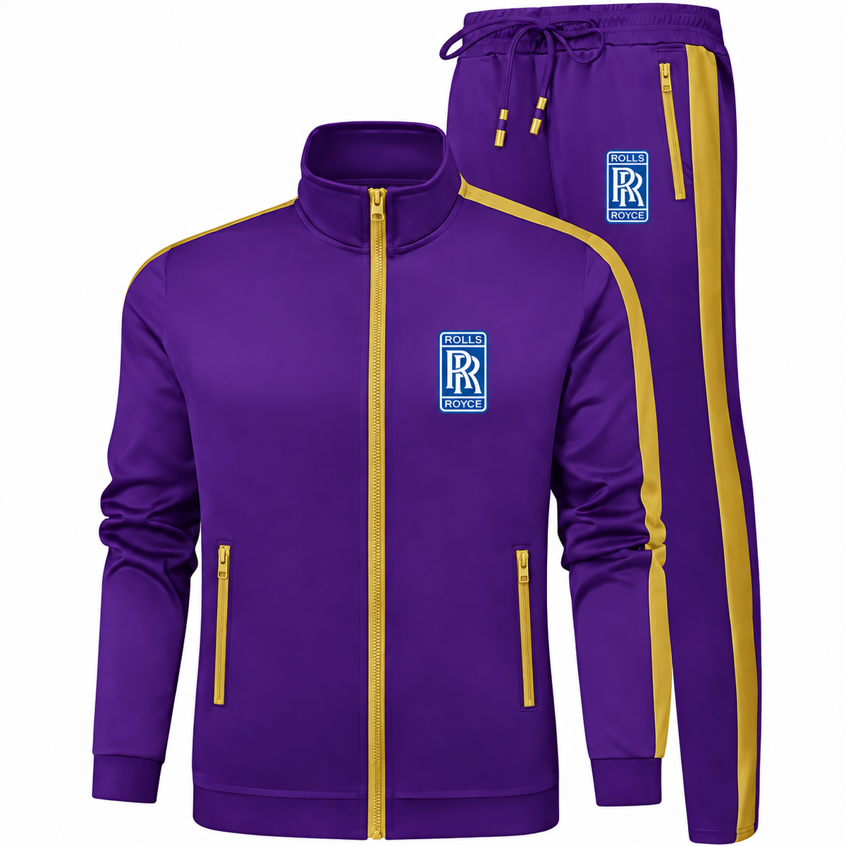 Men's Rolls Royce Motorsport Car Dri-Fit TrackSuit | Color: Purple | Image 1