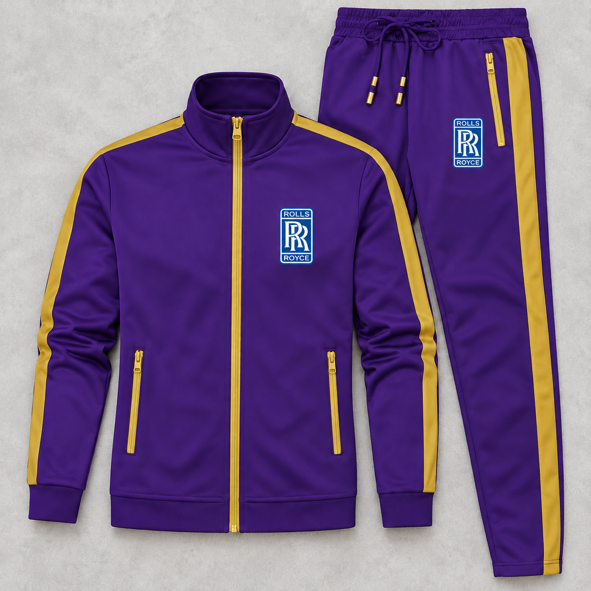 Men's Rolls Royce Motorsport Car Dri-Fit TrackSuit | Color: Purple | Image 5