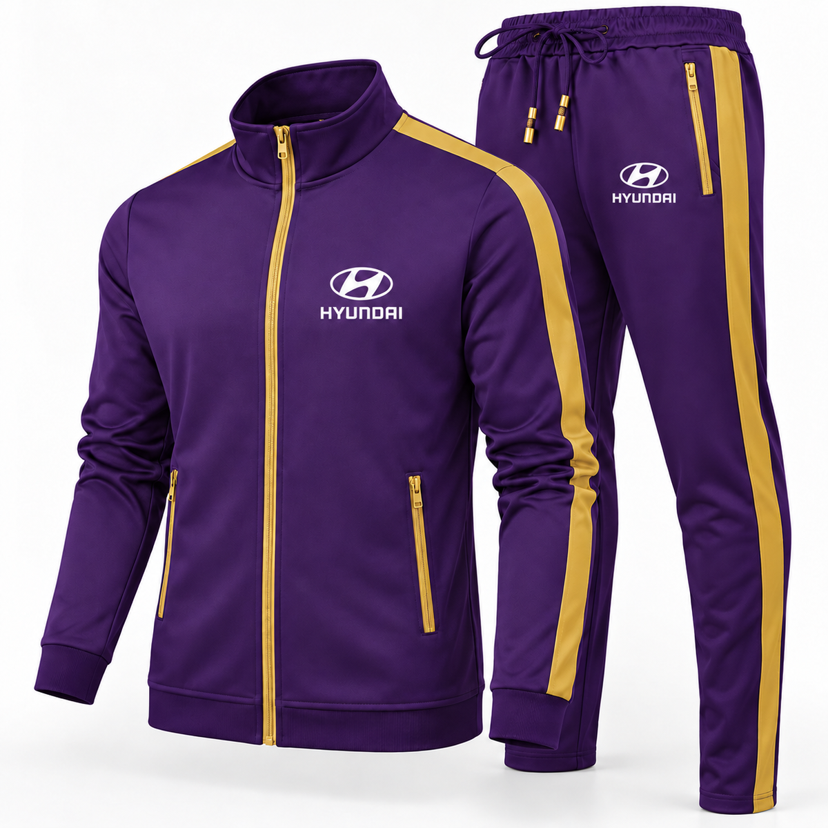 Men's Hyundai Car  Dri-Fit TrackSuit | Color: Purple | Image 2