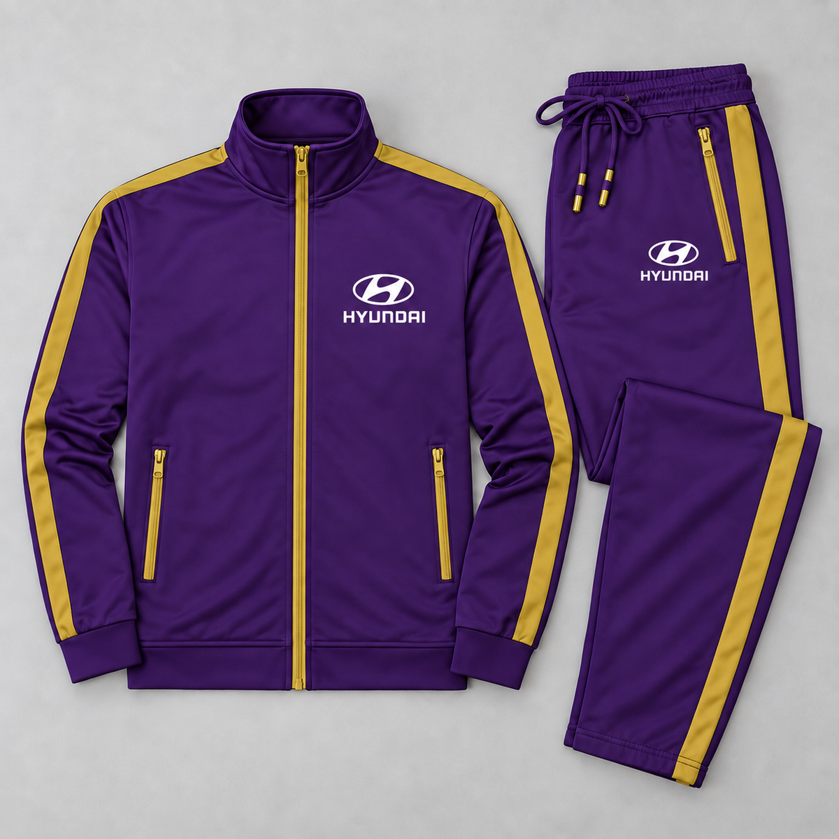 Men's Hyundai Car  Dri-Fit TrackSuit | Color: Purple | Image 5