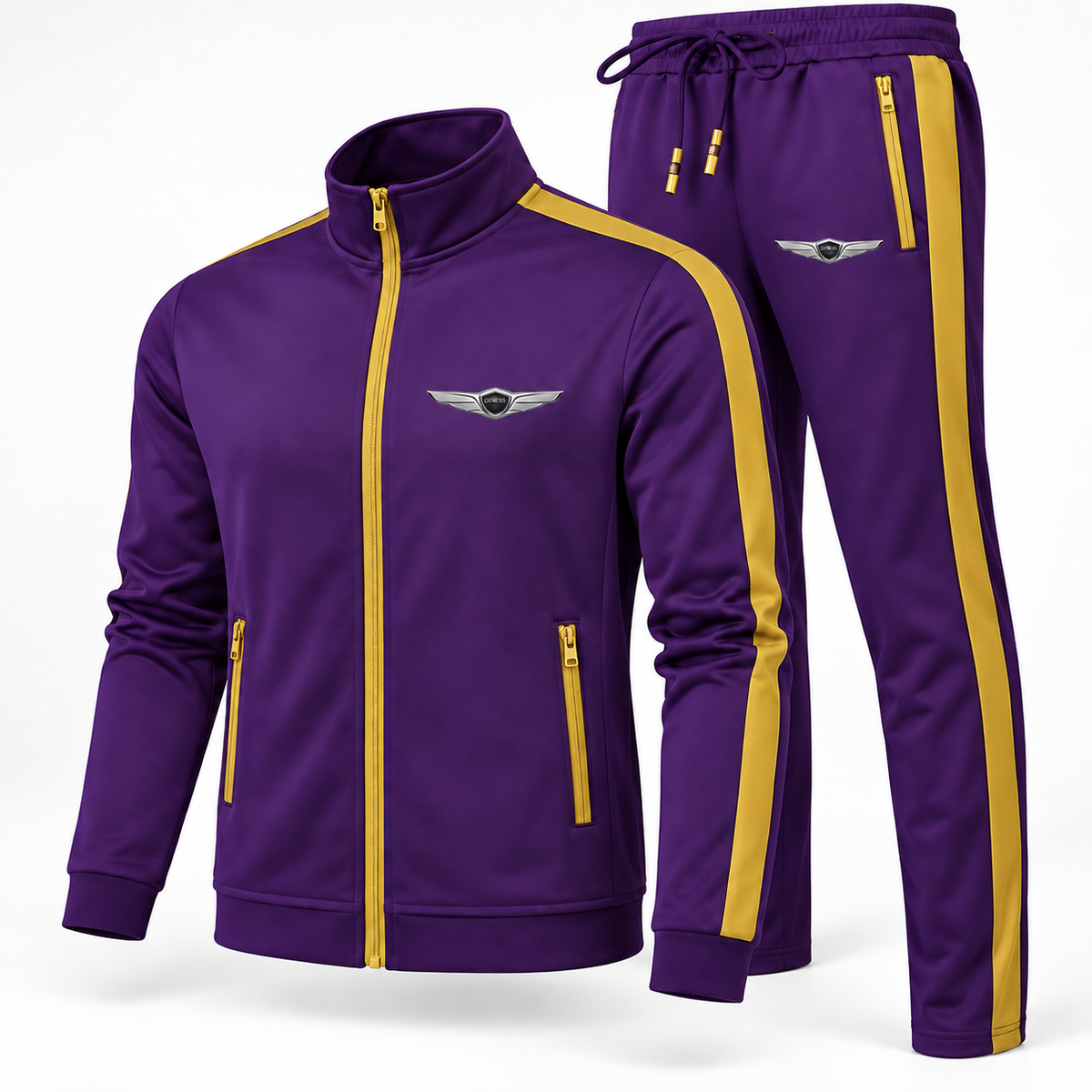 Men's Genesis Car Dri-Fit TrackSuit | Color: Purple | Image 2