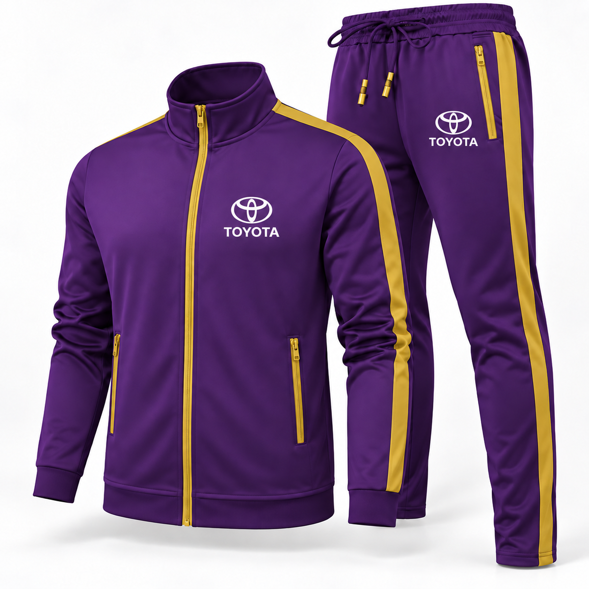 Men's Toyota Car Dri-Fit TrackSuit | Color: Purple | Image 2