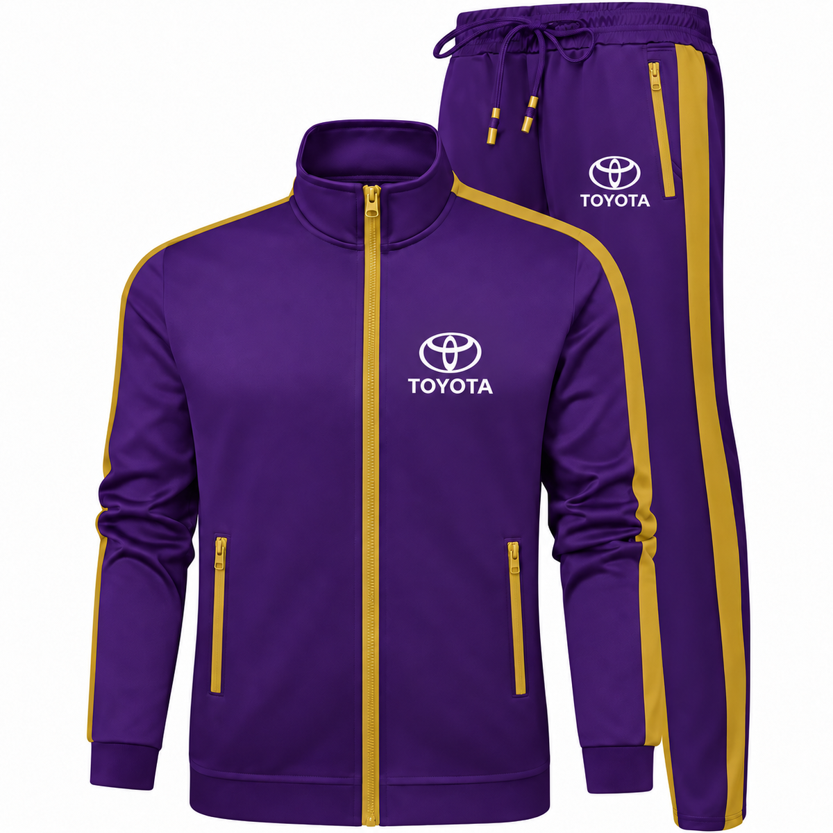 Men's Toyota Car Dri-Fit TrackSuit | Color: Purple | Image 3