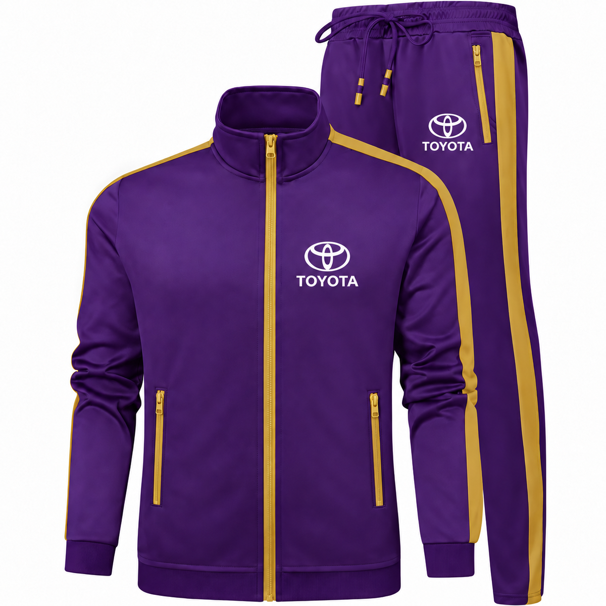 Men's Toyota Car Dri-Fit TrackSuit | Color: Purple | Image 4