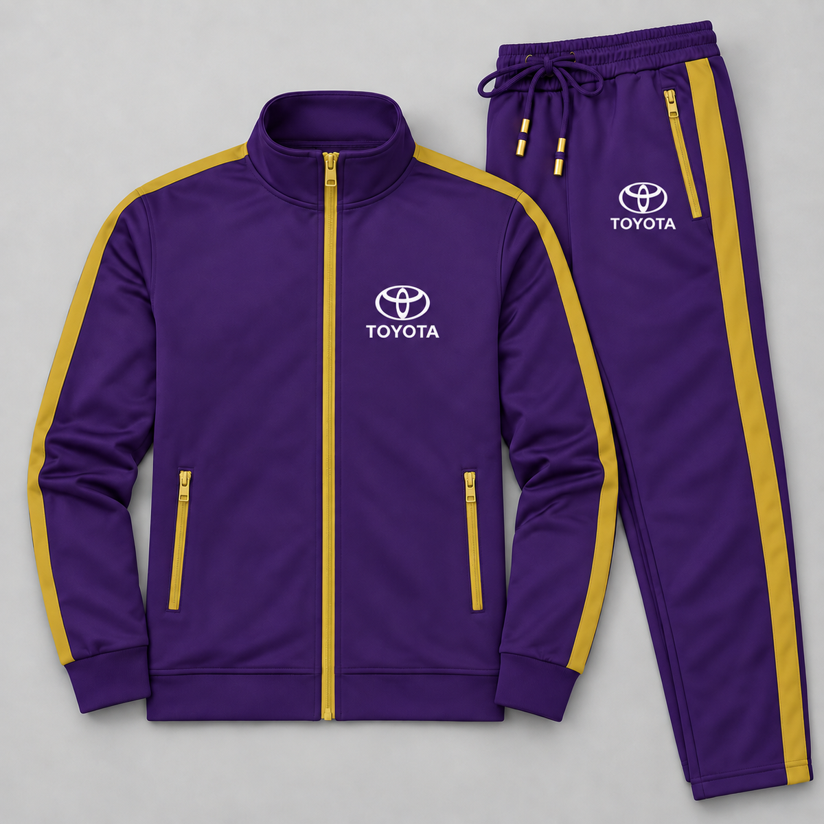 Men's Toyota Car Dri-Fit TrackSuit | Color: Purple | Image 5