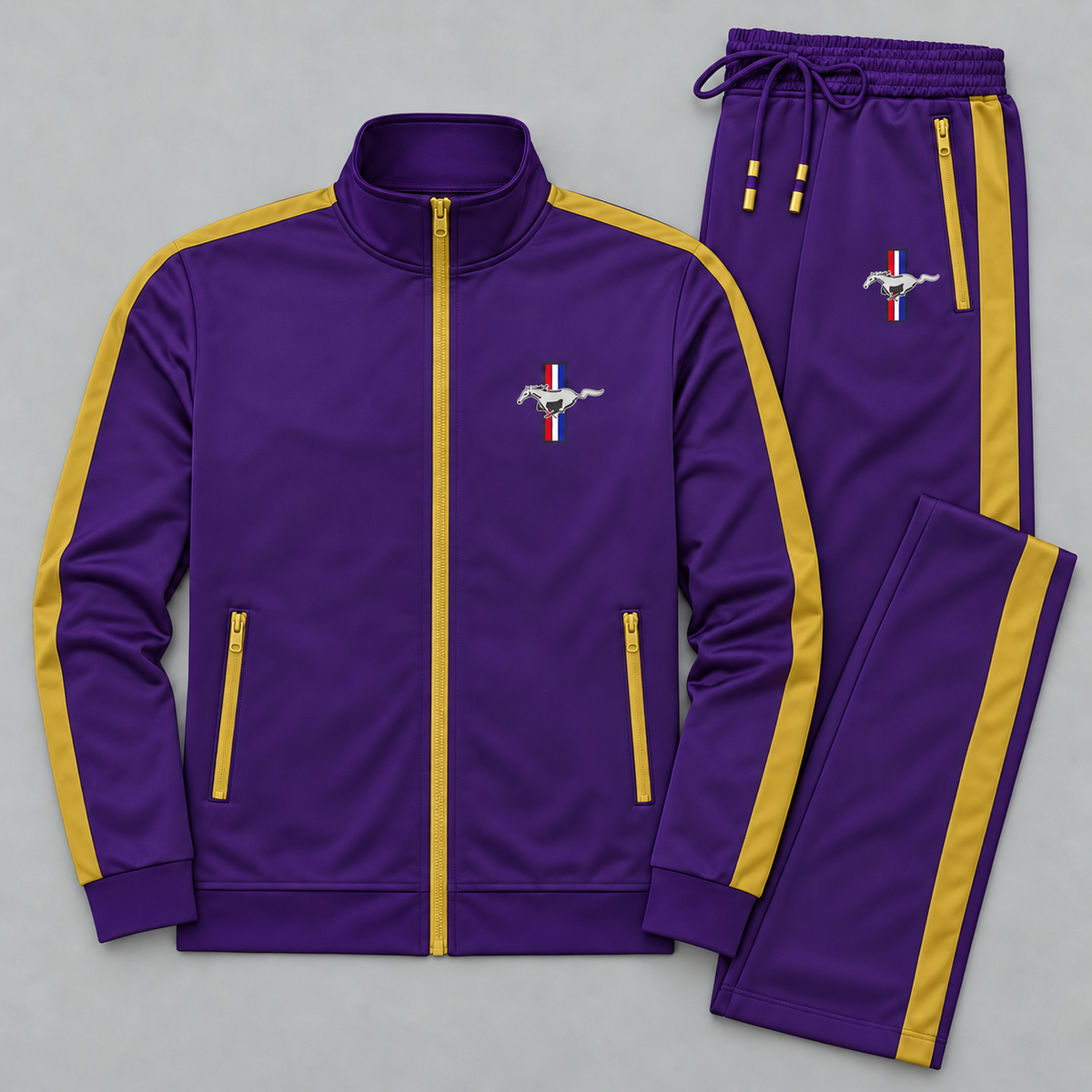 Men's Ford Mustang New Car Dri-Fit TrackSuit | Color: Purple | Image 5
