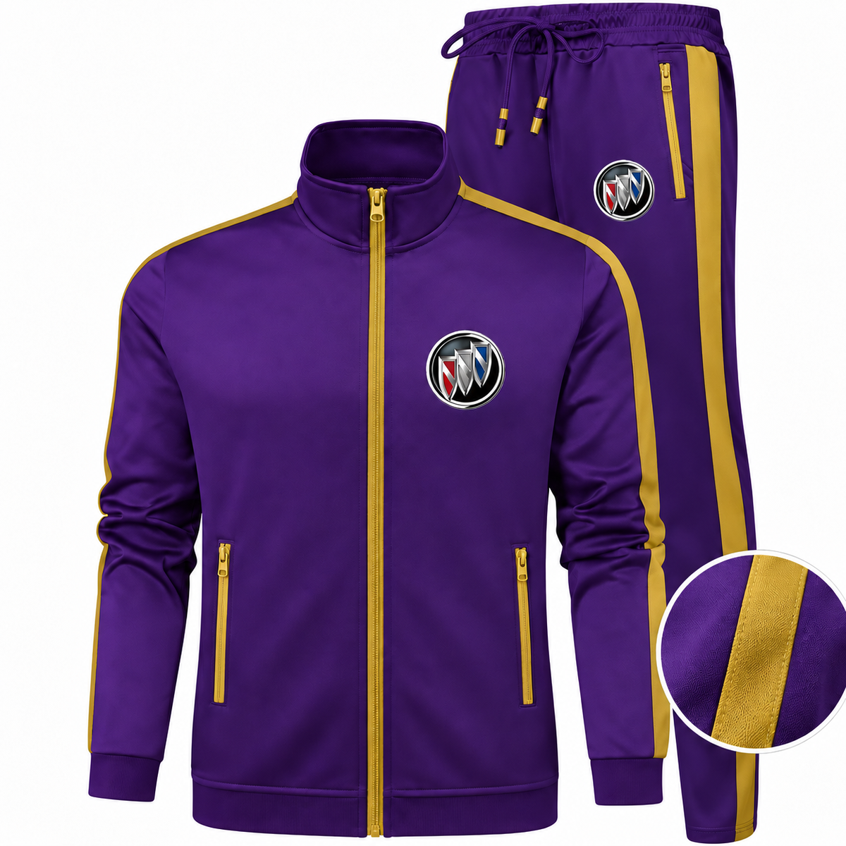Men's Buick Motorsports Car Dri-Fit TrackSuit | Color: Purple | Image 4
