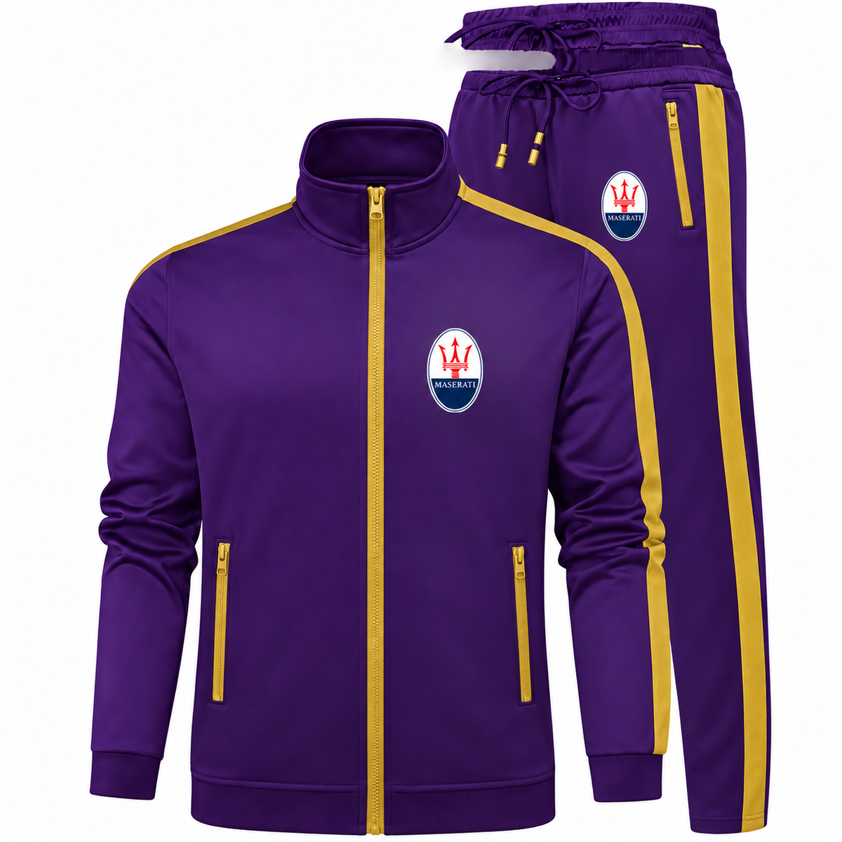Men's Maserati Car Dri-Fit TrackSuit | Color: Purple | Image 3