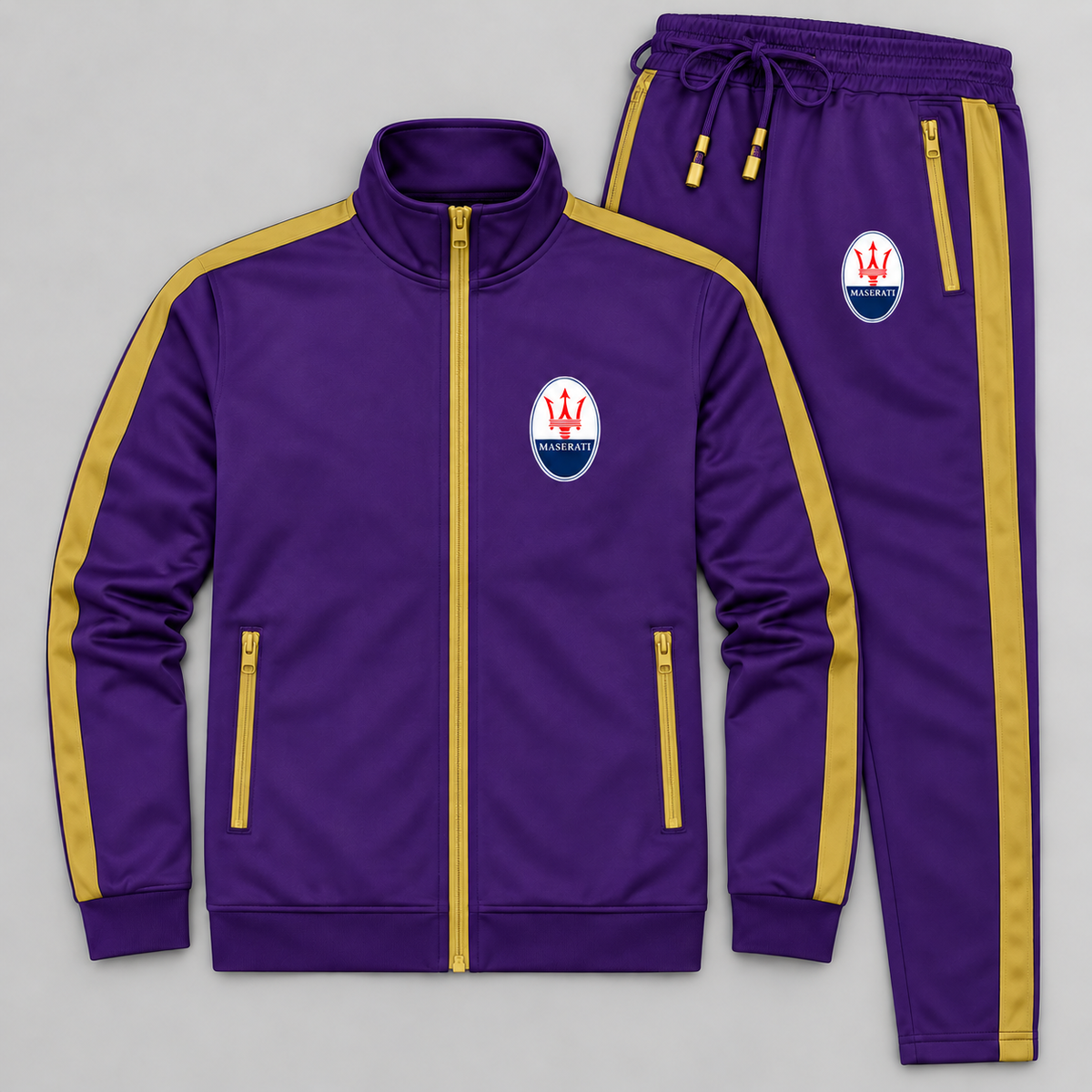 Men's Maserati Car Dri-Fit TrackSuit | Color: Purple | Image 5
