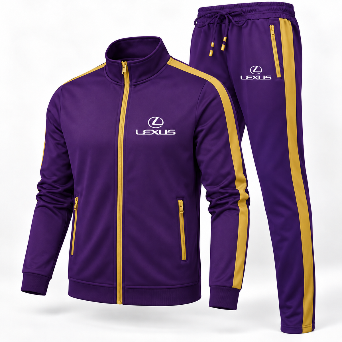 Men's Lexus Car Dri-Fit TrackSuit | Color: Purple | Image 2