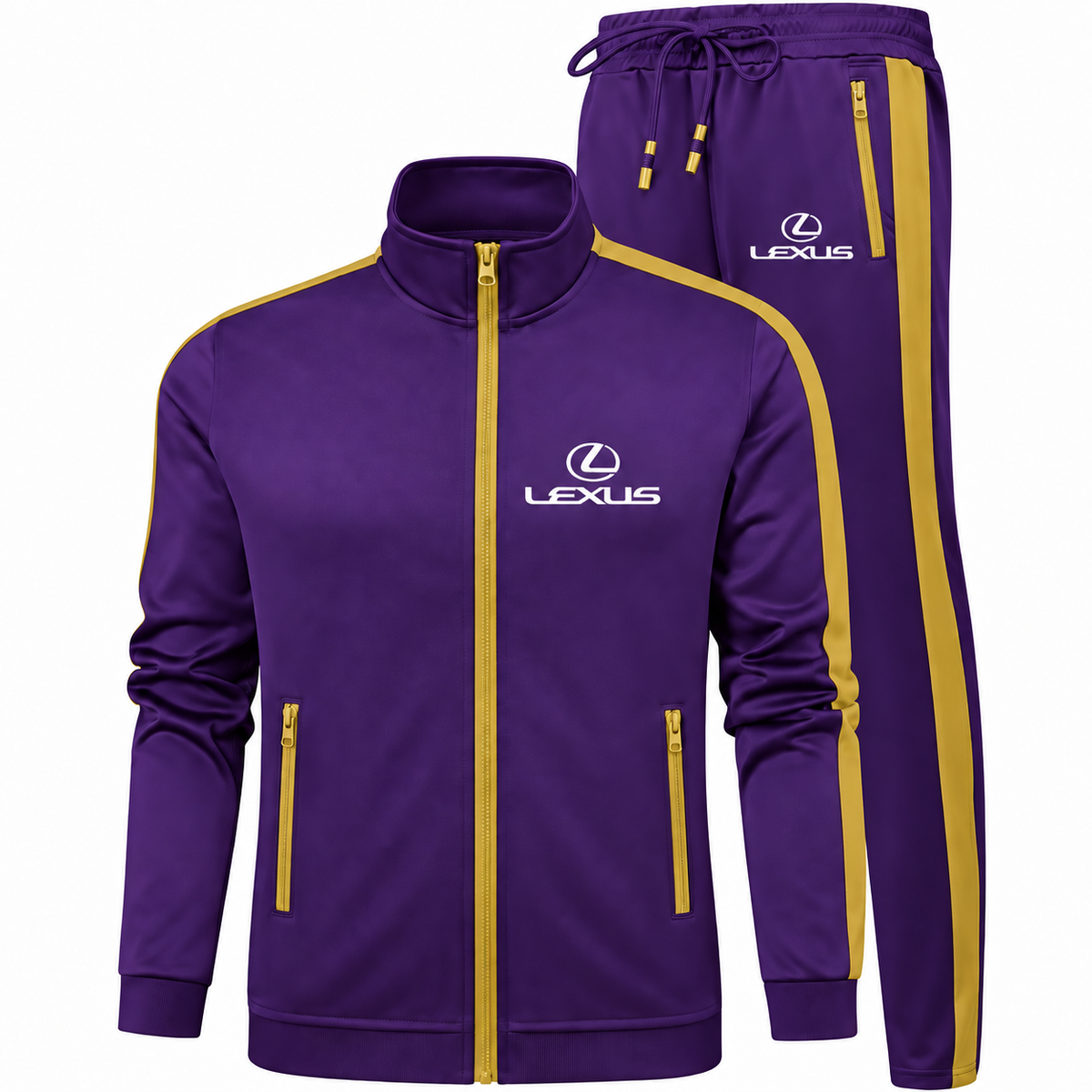 Men's Lexus Car Dri-Fit TrackSuit | Color: Purple | Image 4