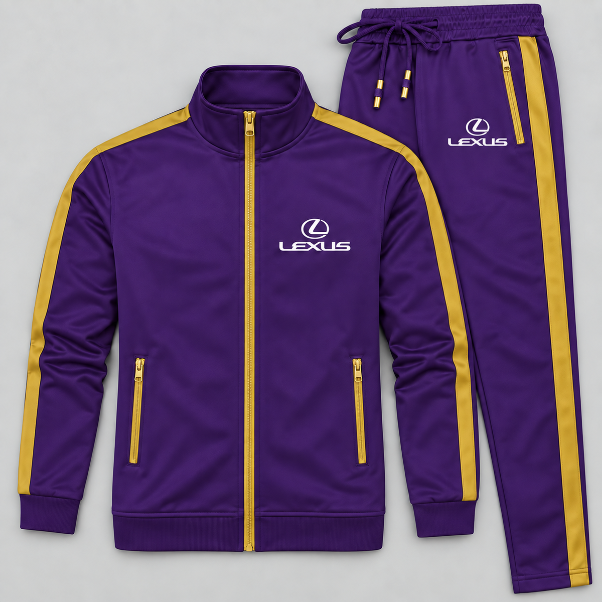 Men's Lexus Car Dri-Fit TrackSuit | Color: Purple | Image 5