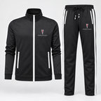 Men's Pontiac Car Dri-Fit TrackSuit | Color: Black | Image 1