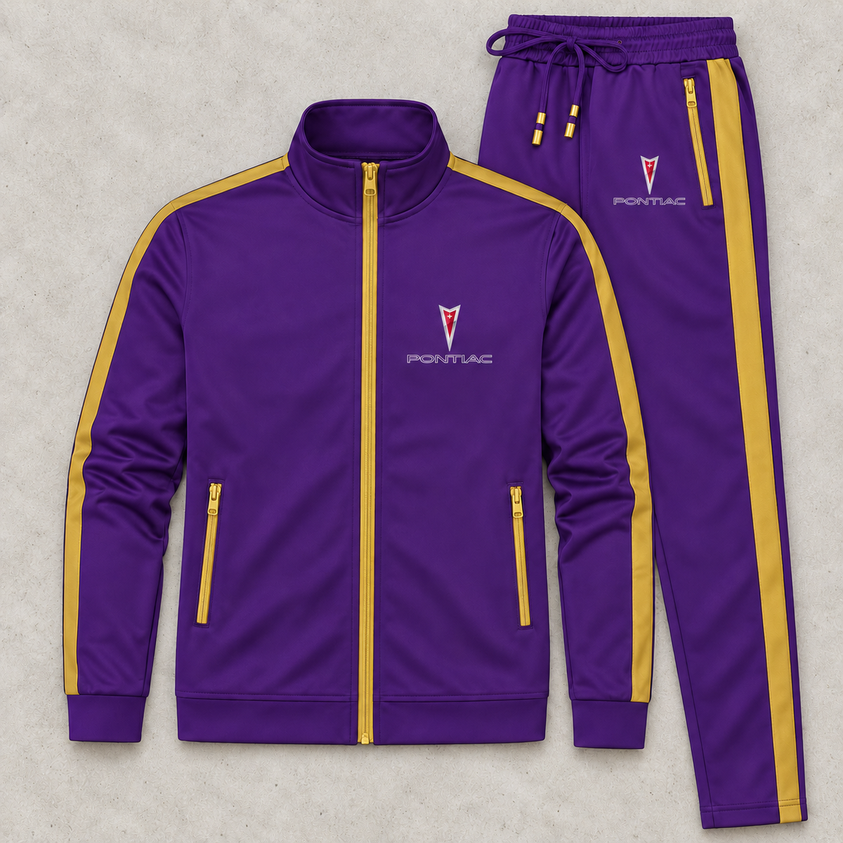 Men's Pontiac Car Dri-Fit TrackSuit | Color: Purple | Image 5
