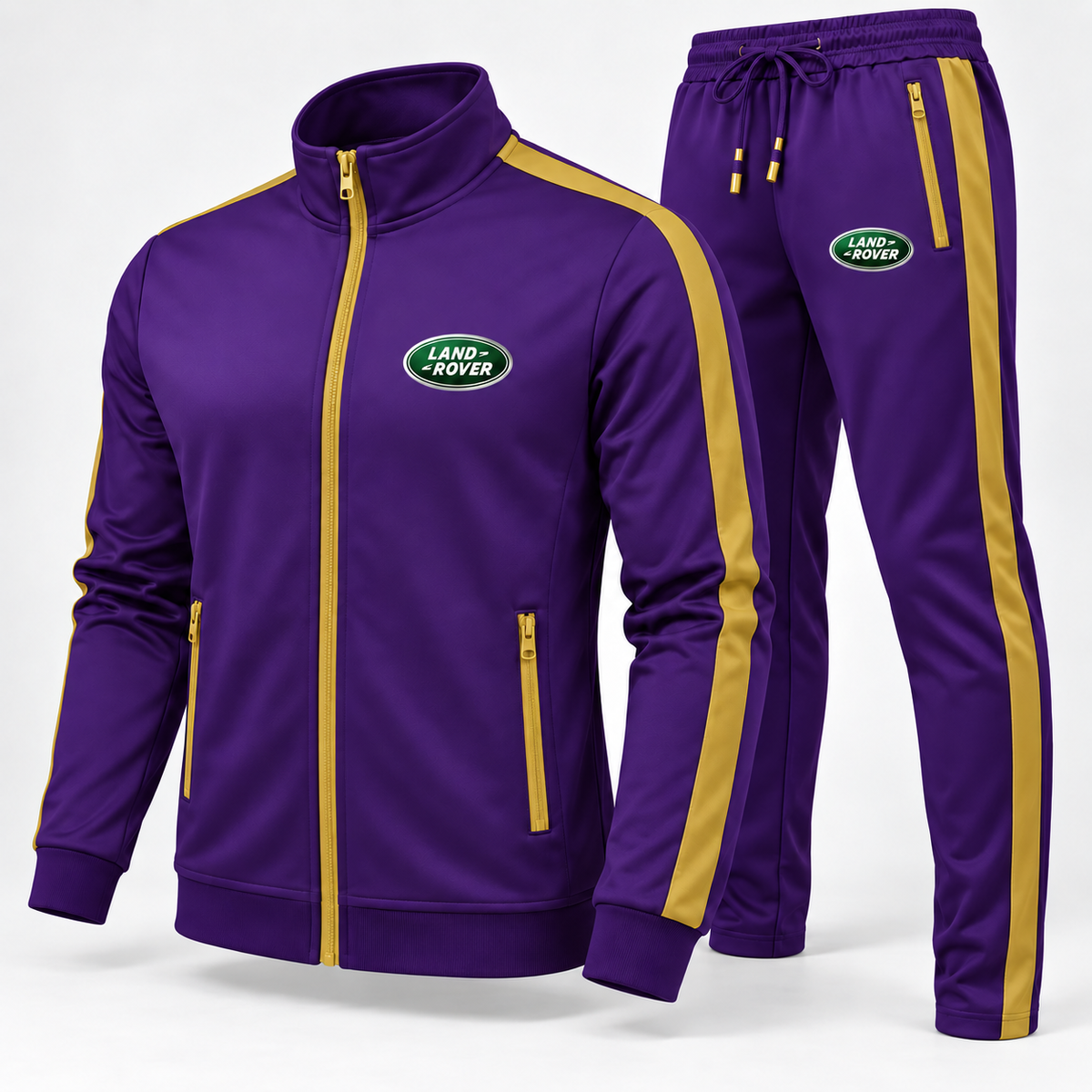 Men's Land Rover Car Dri-Fit TrackSuit | Color: Purple | Image 2
