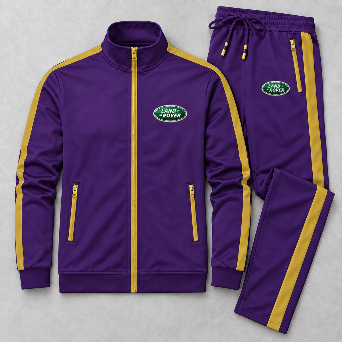 Men's Land Rover Car Dri-Fit TrackSuit | Color: Purple | Image 5