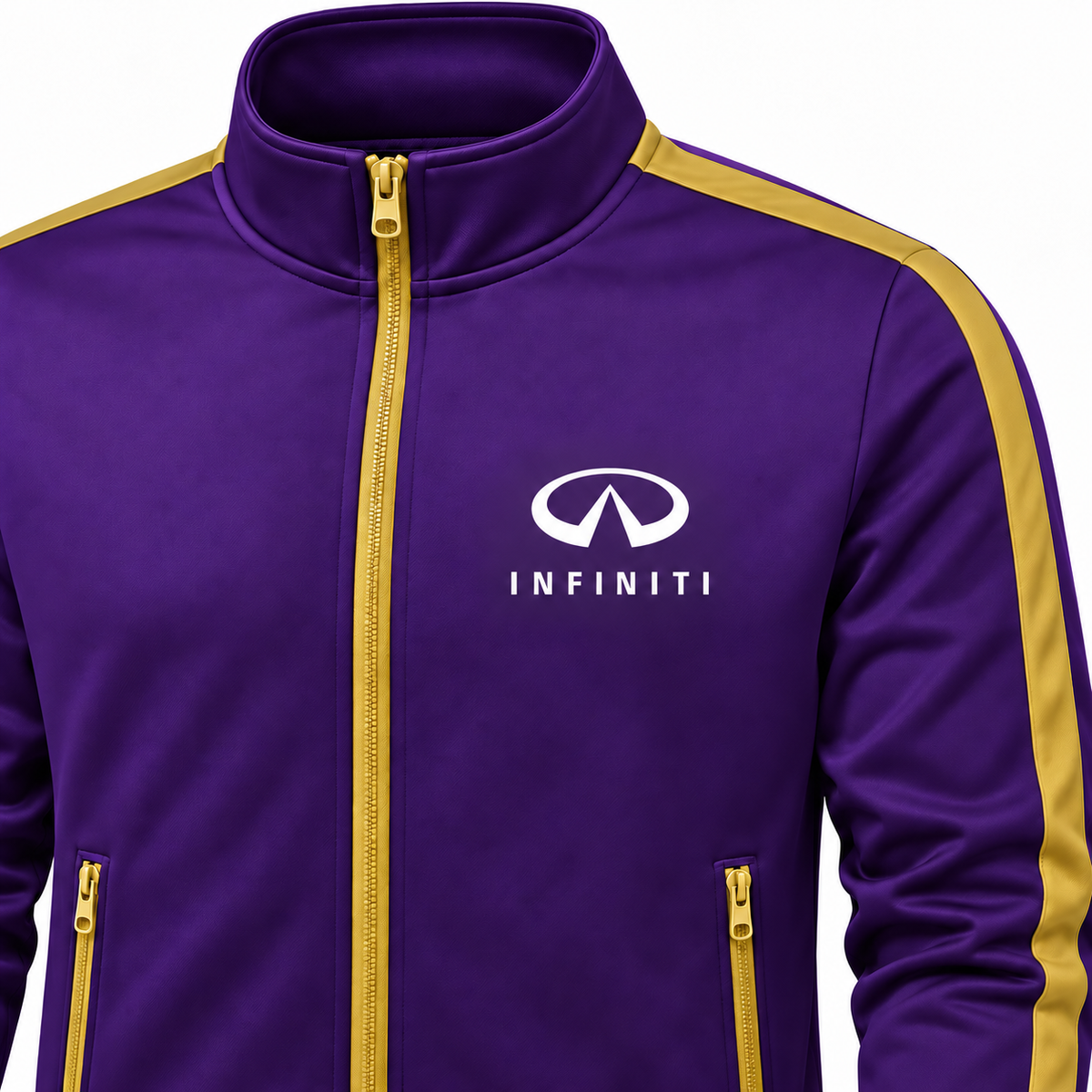 Men's Infiniti Luxury Car Dri-Fit TrackSuit | Color: Purple | Image 3