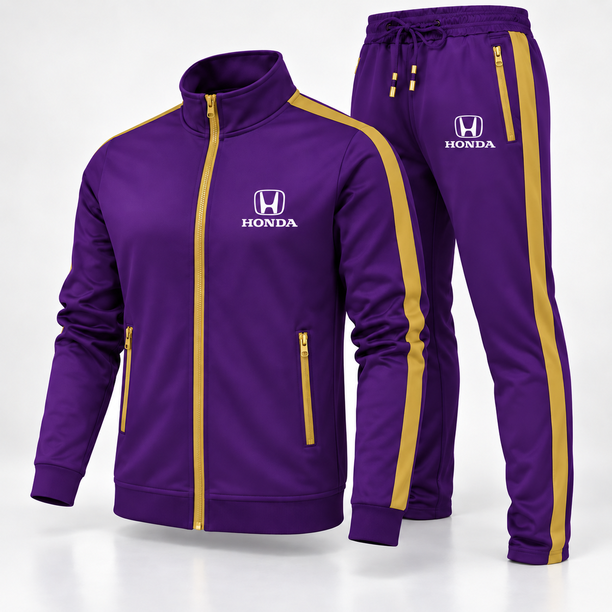 Men's Honda Motorsport Car Dri-Fit TrackSuit | Color: Purple | Image 2