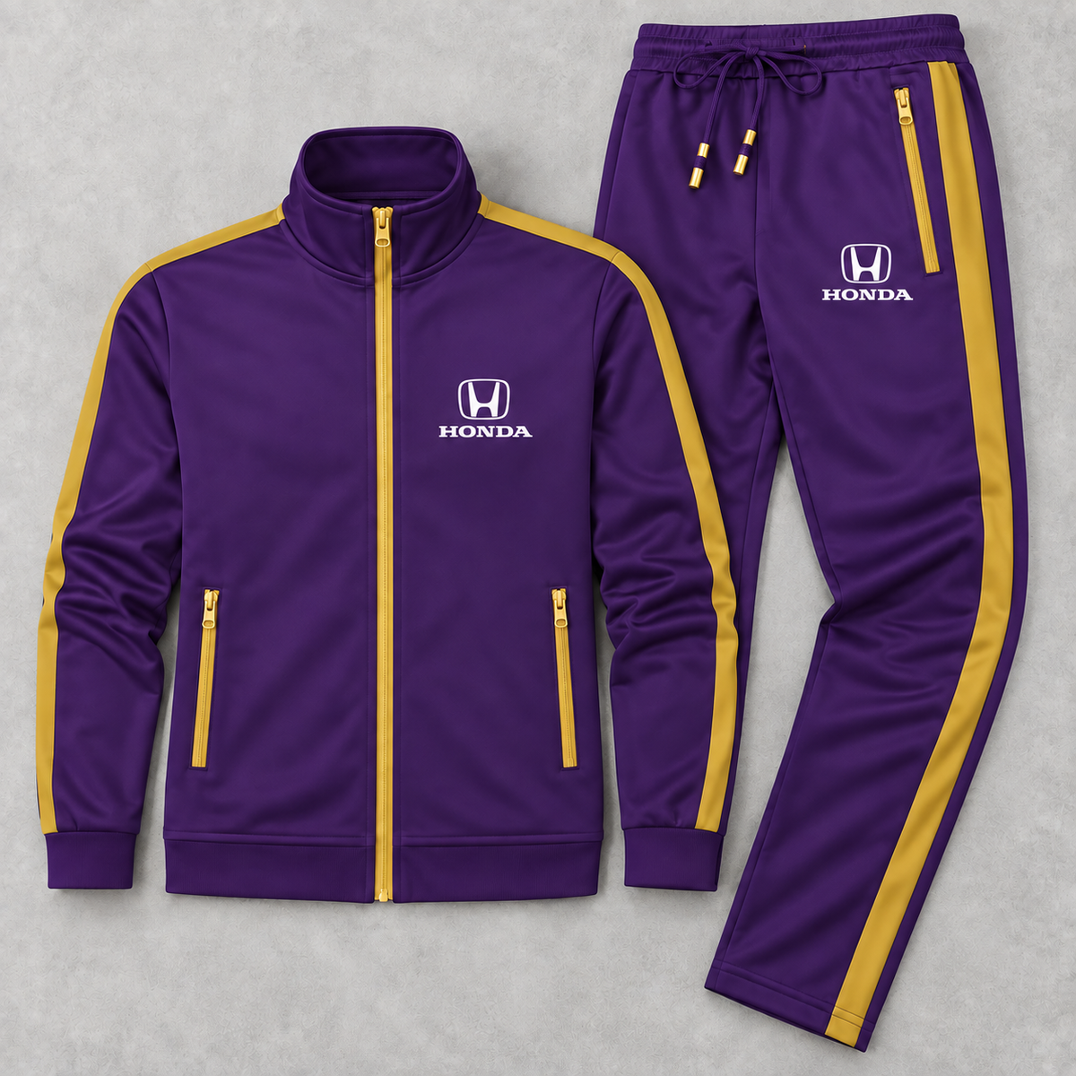 Men's Honda Motorsport Car Dri-Fit TrackSuit | Color: Purple | Image 5