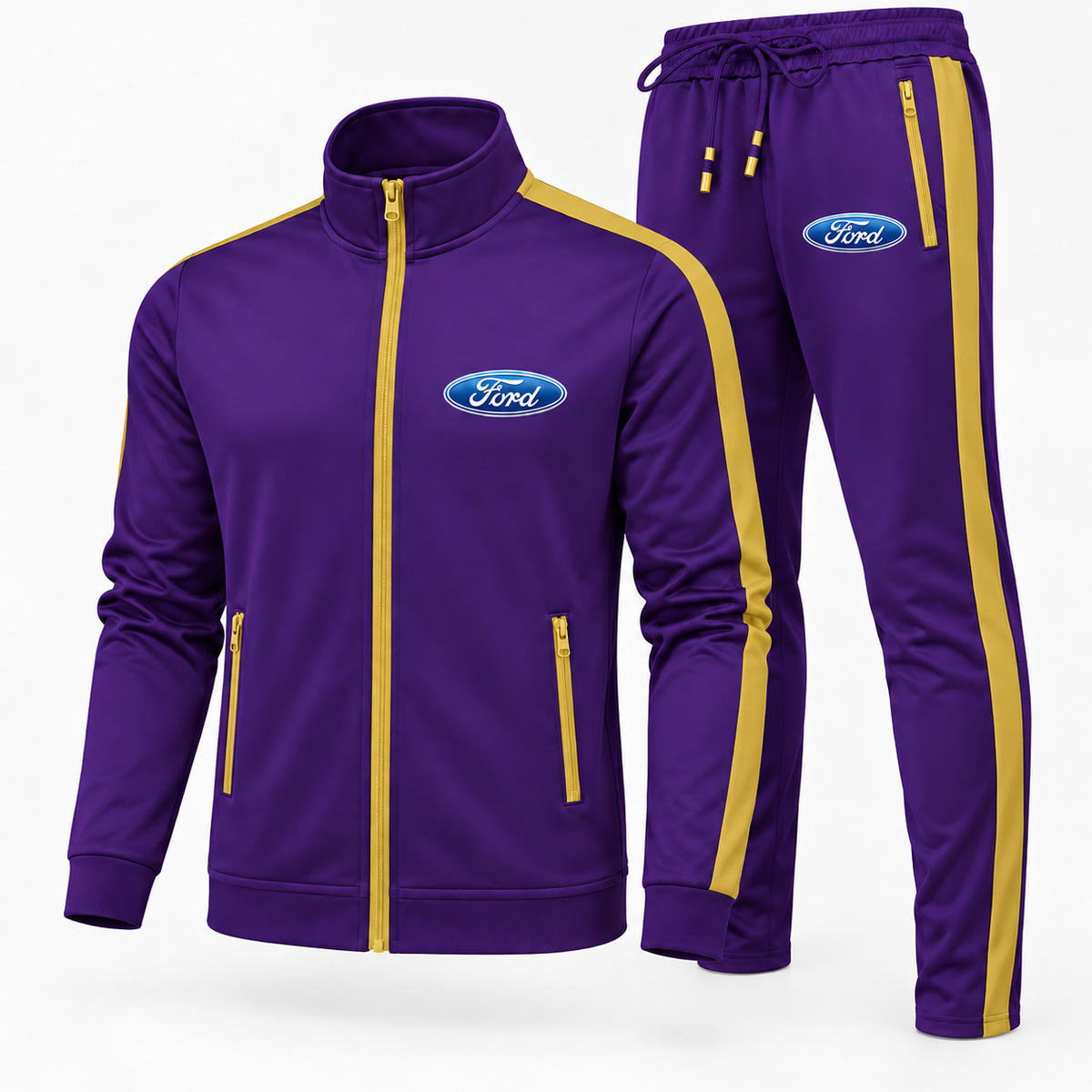 Men's Ford Car Dri-Fit TrackSuit | Color: Purple | Image 2