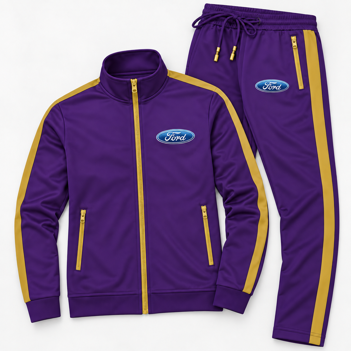 Men's Ford Car Dri-Fit TrackSuit | Color: Purple | Image 5