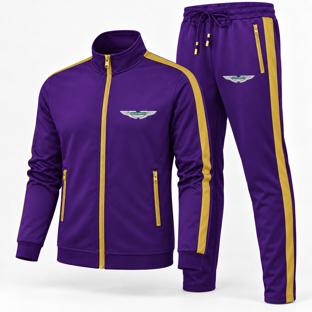 Men's Aston Martin Motorsports Car Dri-Fit TrackSuit | Color: Purple | Image 2