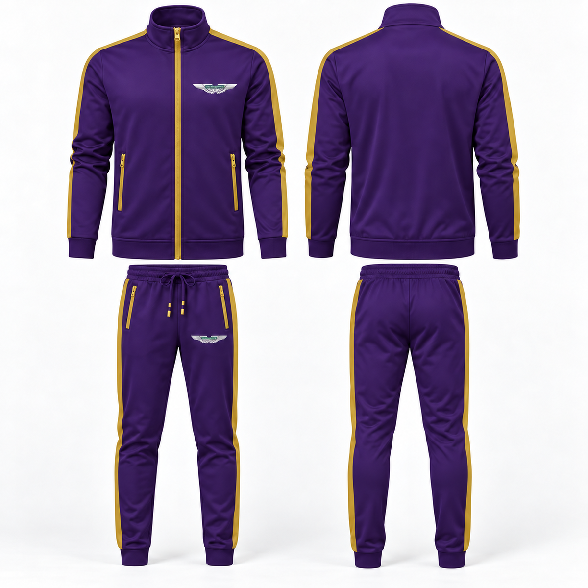 Men's Aston Martin Motorsports Car Dri-Fit TrackSuit | Color: Purple | Image 4