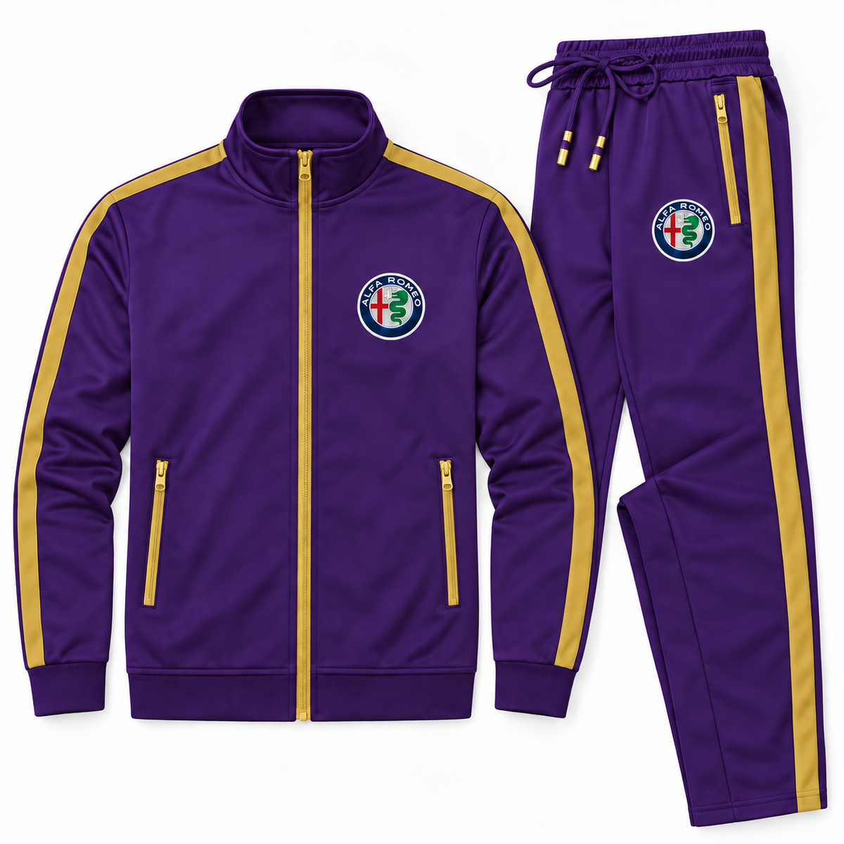 Men's Alfa Romeo Car Dri-Fit TrackSuit | Color: Purple | Image 5