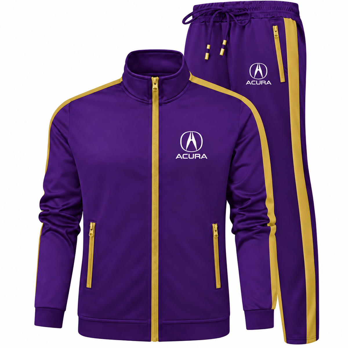 Men's Acura Car Dri-Fit TrackSuit | Color: Purple | Image 5