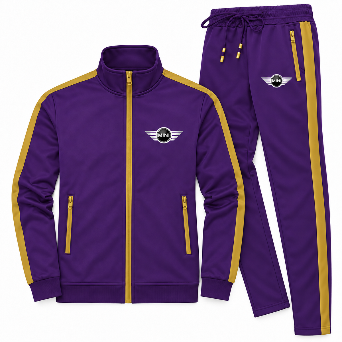 Men's Mini Cooper Car Dri-Fit TrackSuit | Color: Purple | Image 4