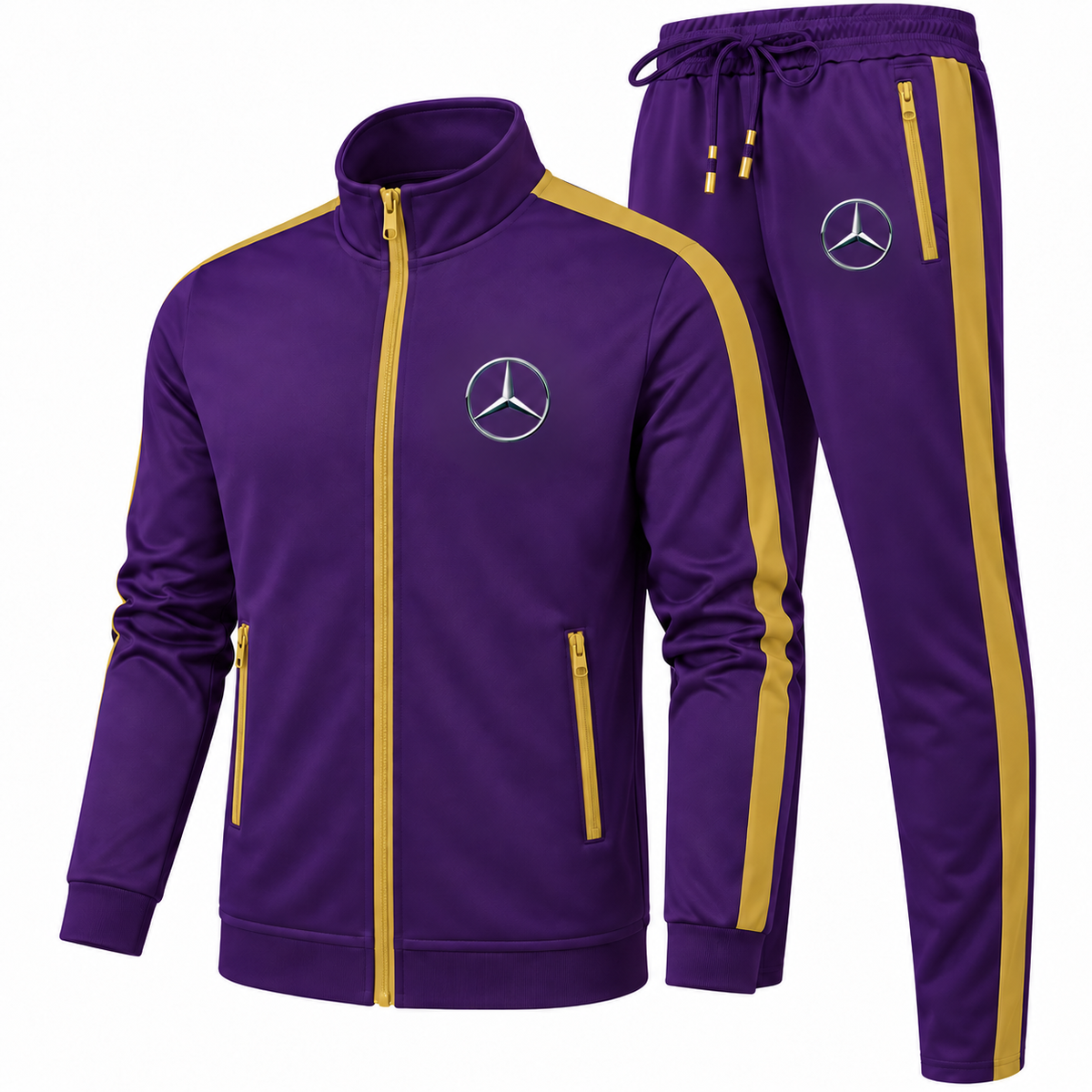 Men's Mercedes-Benz NEW Car Dri-Fit TrackSuit | Color: Purple | Image 1