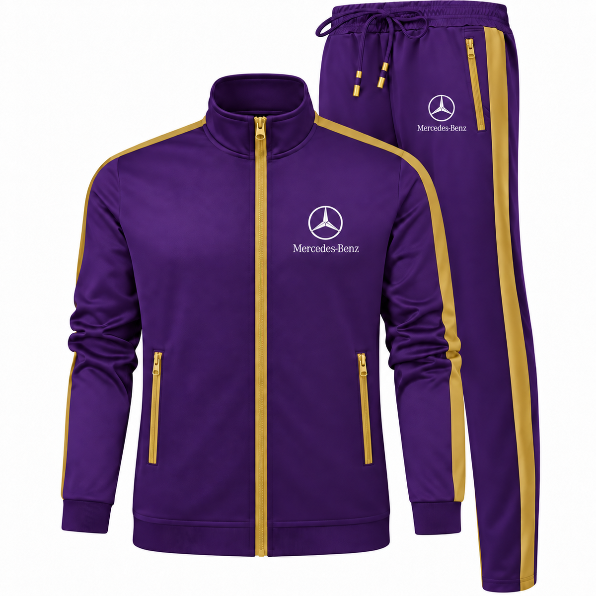 Men's Mercedes-Benz NEW Car Dri-Fit TrackSuit | Color: Purple | Image 5