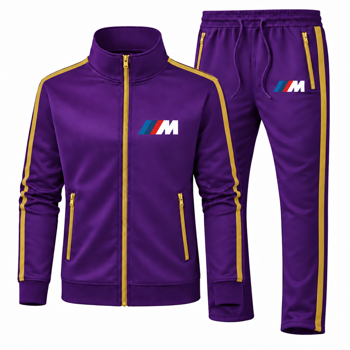 Men's Mercedes-Benz Luxury Car Dri-Fit TrackSuit | Color: Purple | Image 5