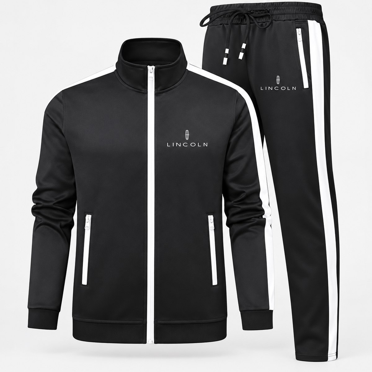 Men's Lincoln Car Dri-Fit TrackSuit | Color: Black | Image 1