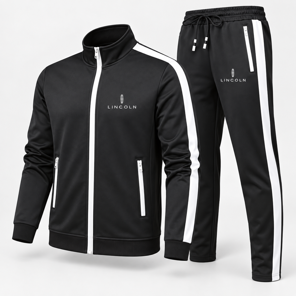 Men's Lincoln Car Dri-Fit TrackSuit | Color: Black | Image 2