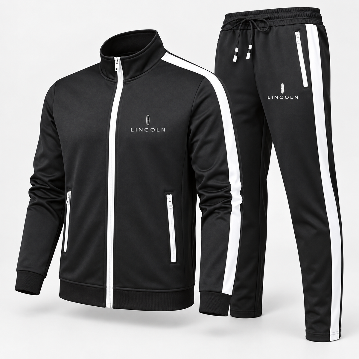 Men's Lincoln Car Dri-Fit TrackSuit | Color: Black | Image 2