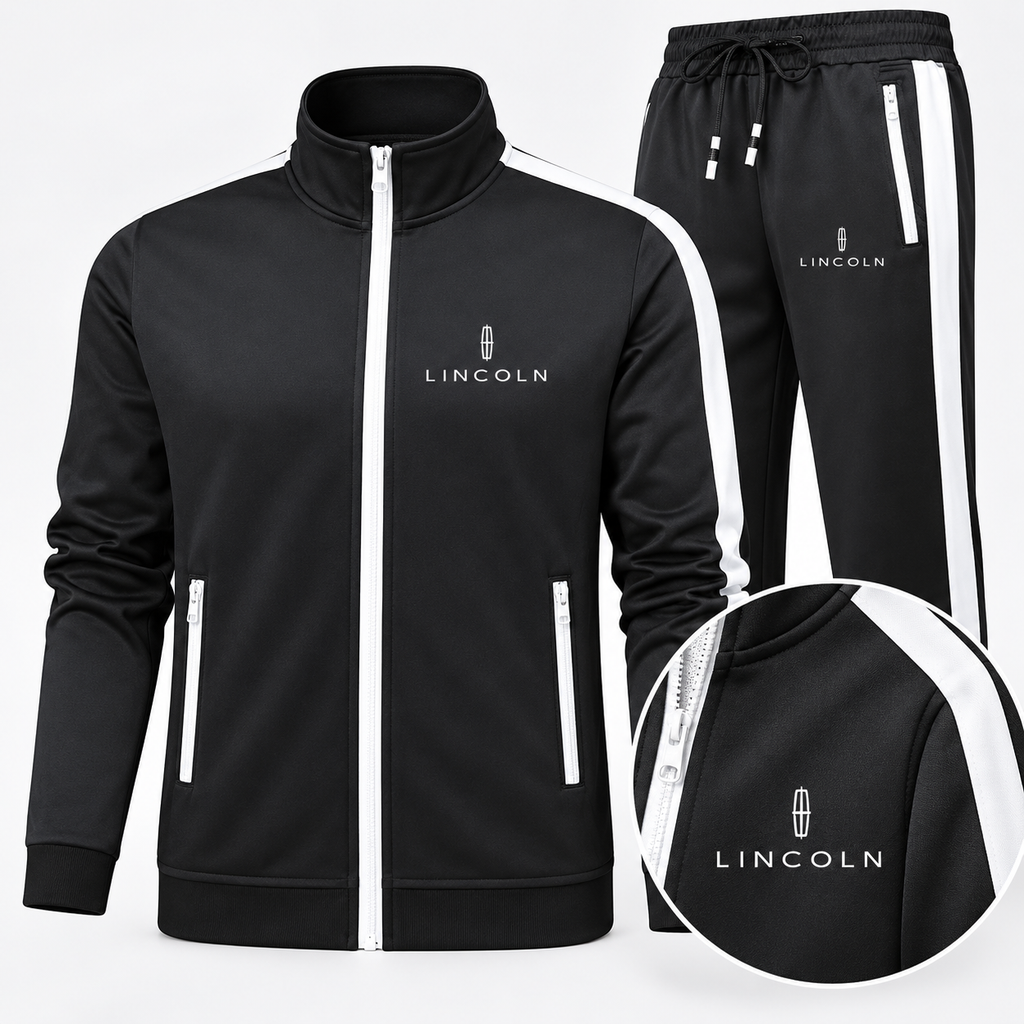 Men's Lincoln Car Dri-Fit TrackSuit | Color: Black | Image 3
