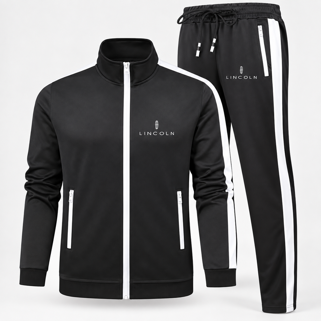 Men's Lincoln Car Dri-Fit TrackSuit | Color: Black | Image 4