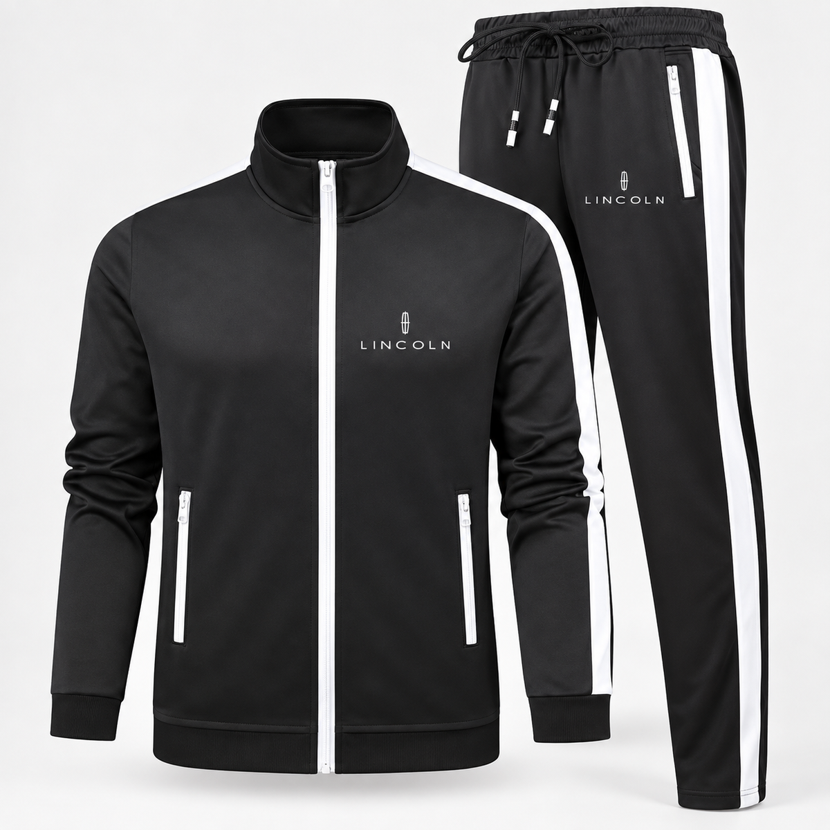 Men's Lincoln Car Dri-Fit TrackSuit | Color: Black | Image 4