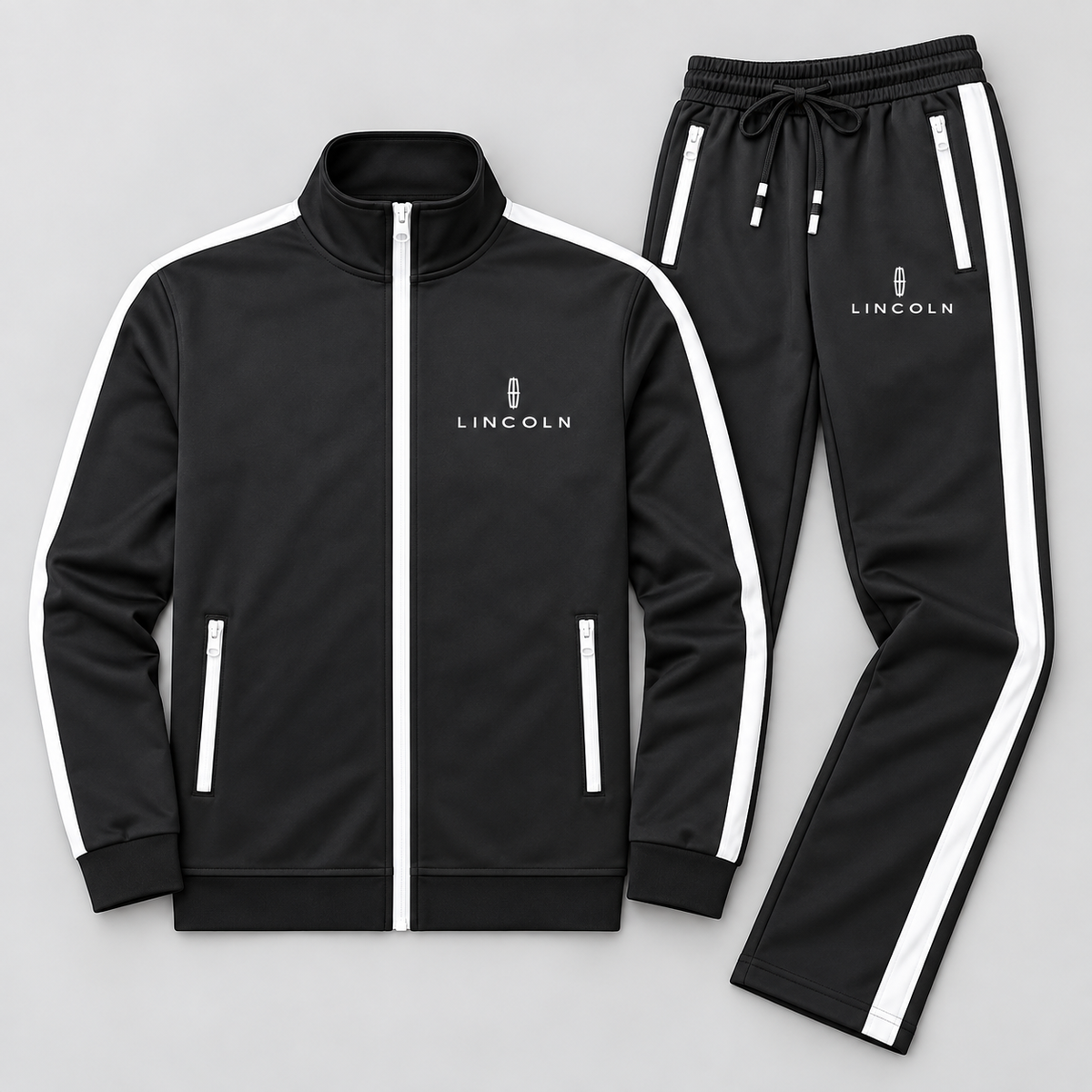 Men's Lincoln Car Dri-Fit TrackSuit | Color: Black | Image 5