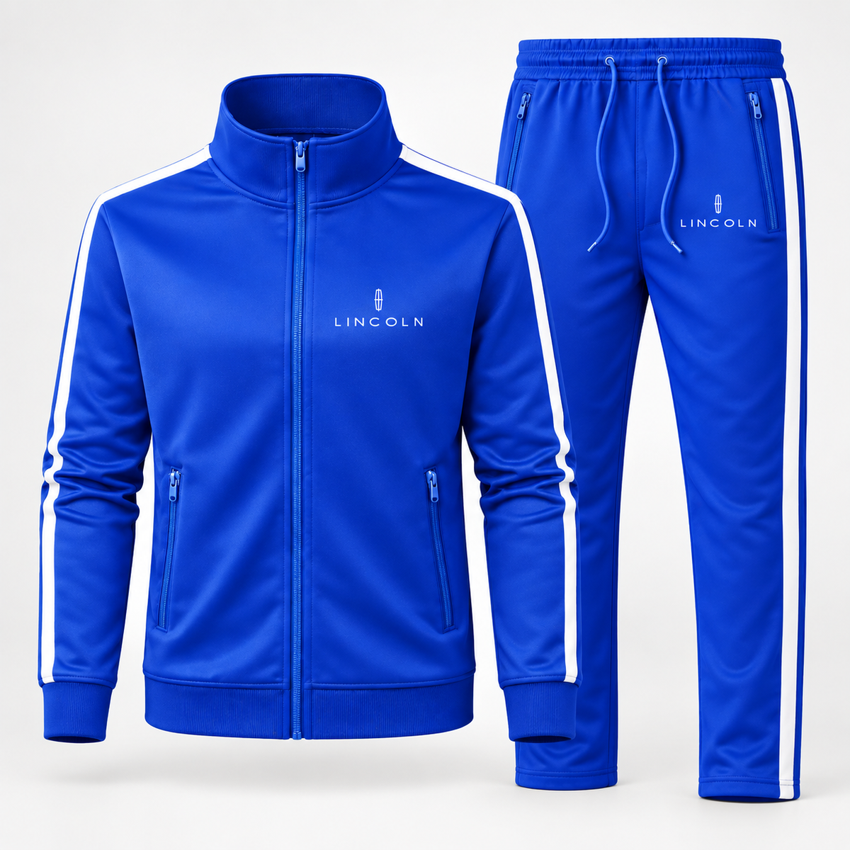Men's Lincoln Car Dri-Fit TrackSuit | Color: Blue | Image 1