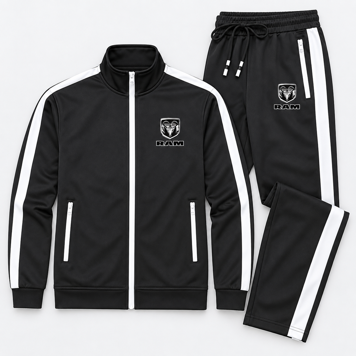 Men's Ram Truck Logo Dri-Fit TrackSuit | Color: Black | Image 5