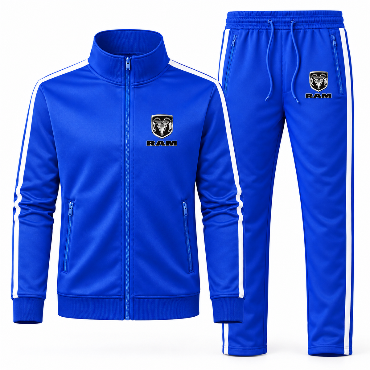 Men's Ram Truck Logo Dri-Fit TrackSuit | Color: Blue | Image 1