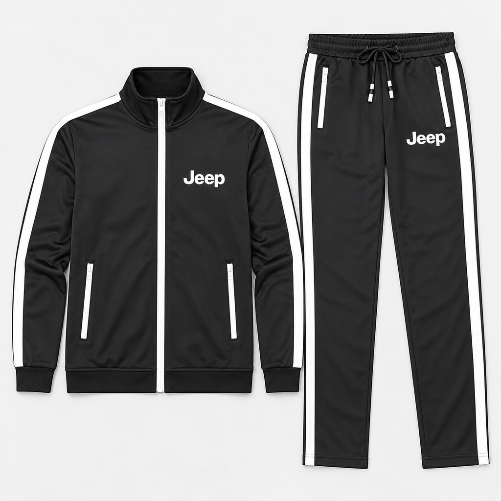Men's Jeep Car Car Dri-Fit TrackSuit | Color: Black | Image 5