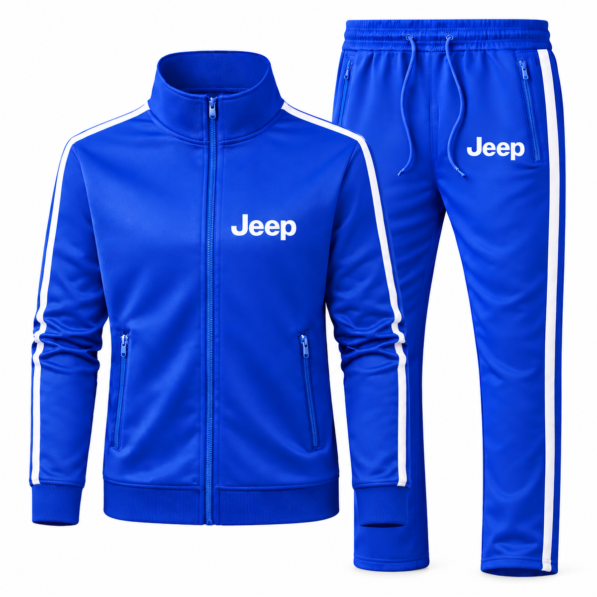 Men's Jeep Car Car Dri-Fit TrackSuit | Color: Blue | Image 1