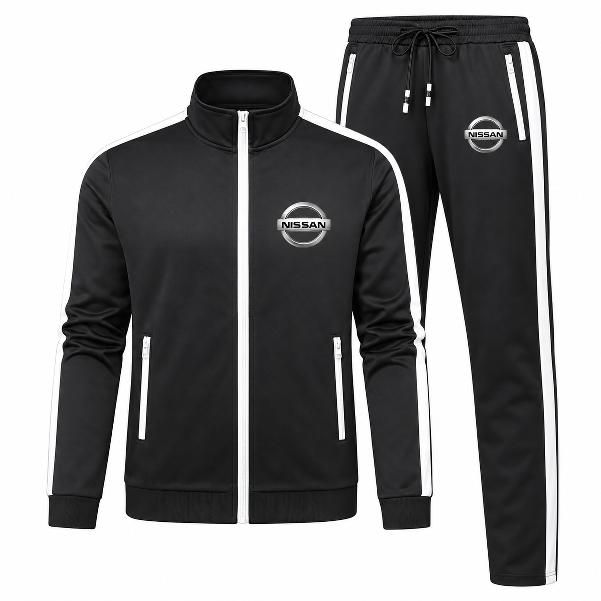 Men's Nissan Motorsport  Car Dri-Fit TrackSuit | Color: Black | Image 1