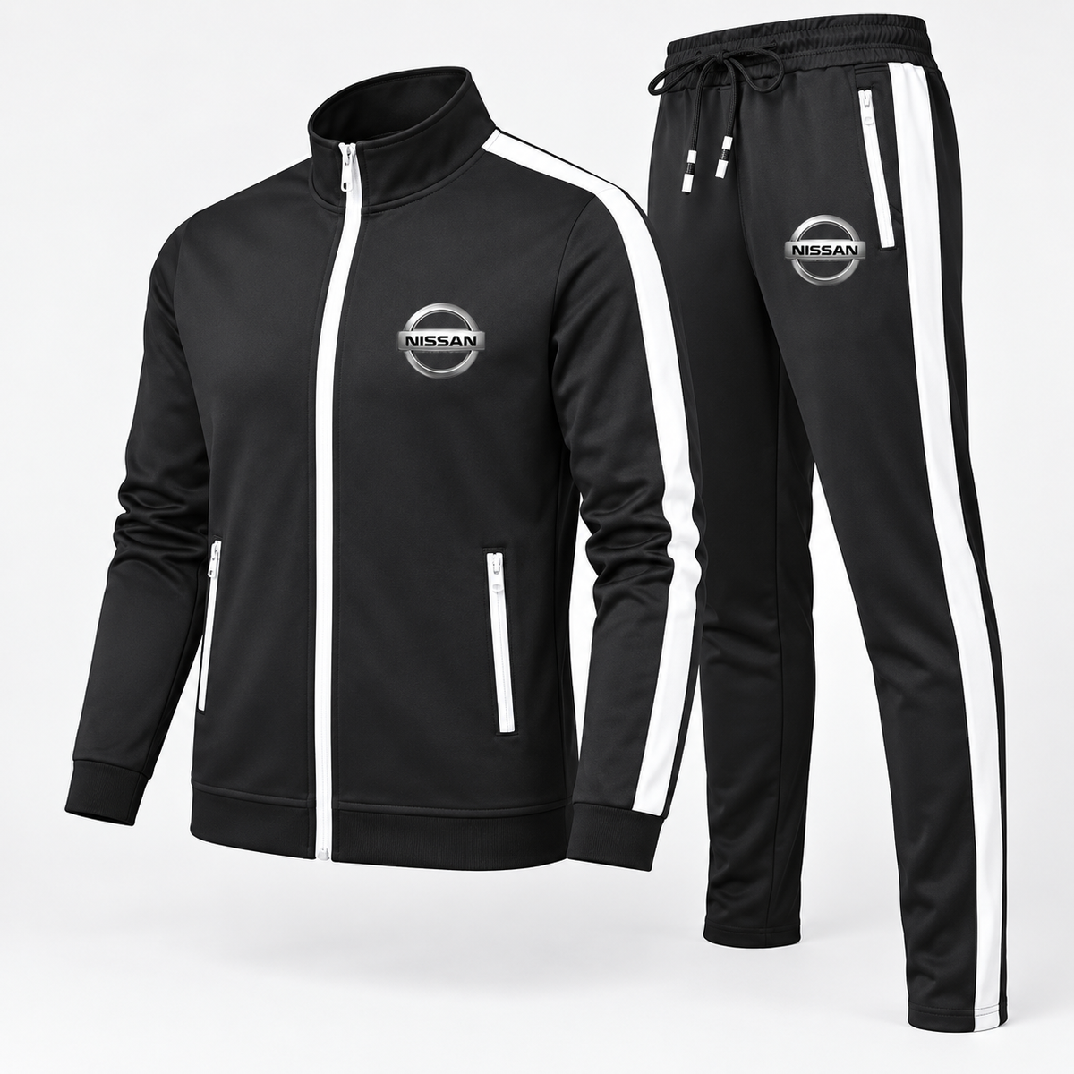 Men's Nissan Motorsport  Car Dri-Fit TrackSuit | Color: Black | Image 2