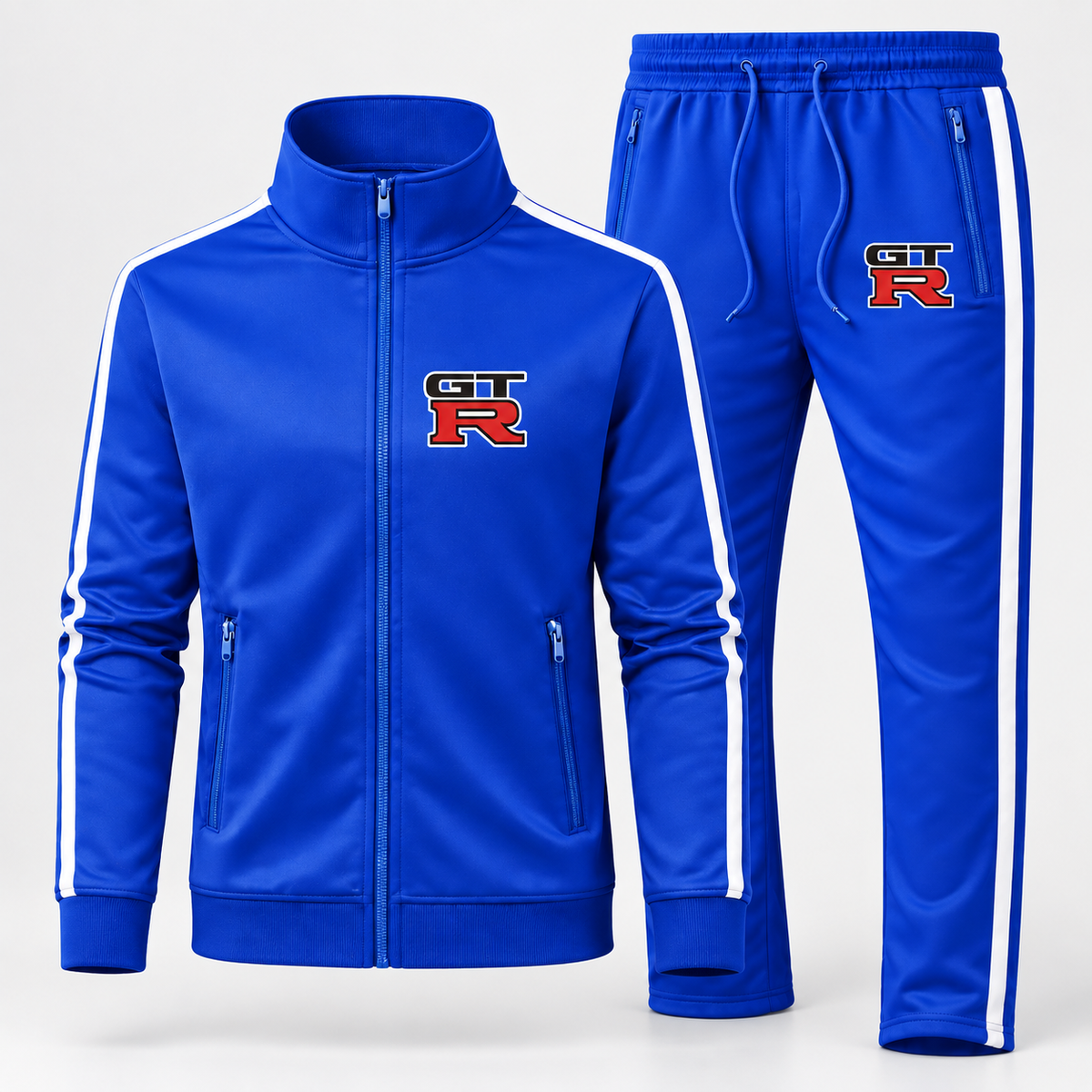 Men's GTR Car Dri-Fit TrackSuit | Color: Blue | Image 1